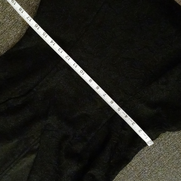 🖤White House Black Market🖤 - Black Fit & Flare Lace Cocktail Dress - Picture 14 of 15